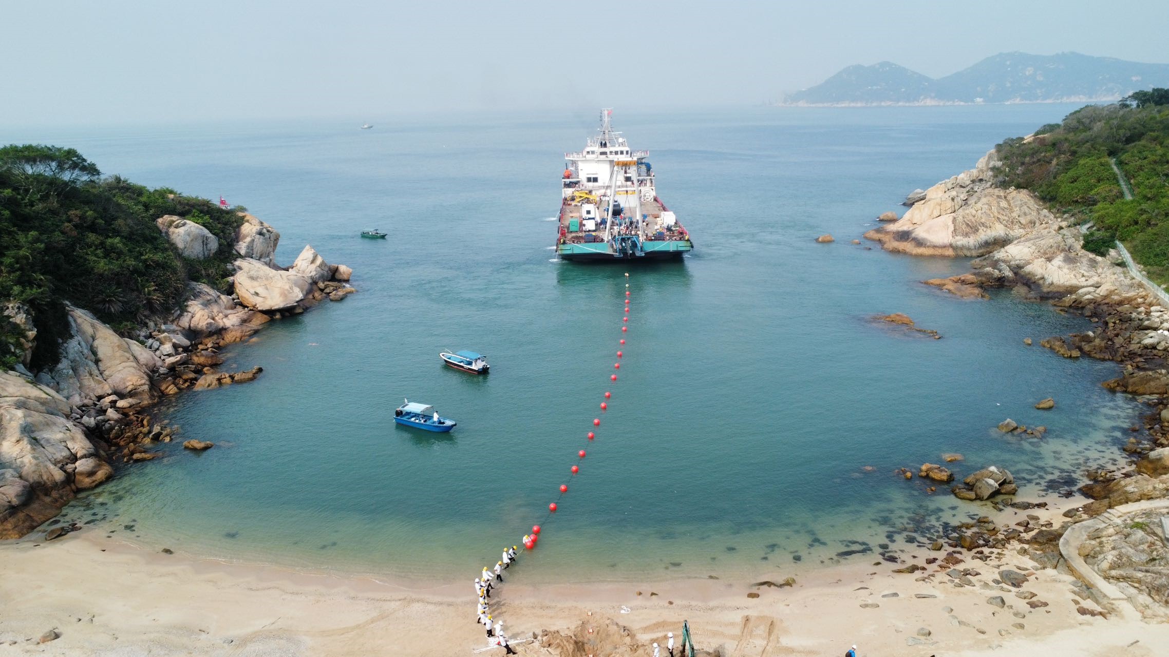 WS Offshore successfully completed telecommunication fiber optic cable installation in Hong Kong in 2023